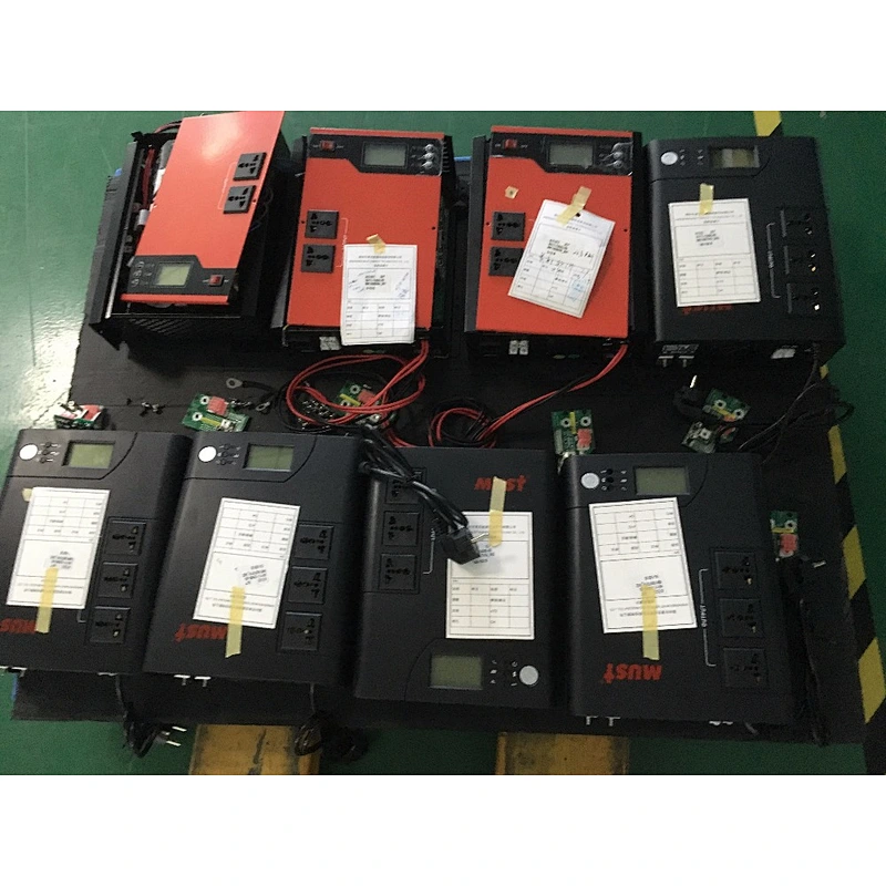 MUST PV1100 Plus 1.44KW DC12V to AC220V DC AC Power Inverter With Battery Charger