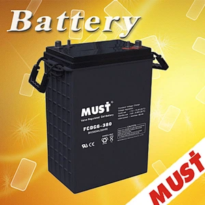 Must best supplier MUST 12V 260Ah Battery 12V Tubular Gel Battery 2V AGM Battery for Solar System