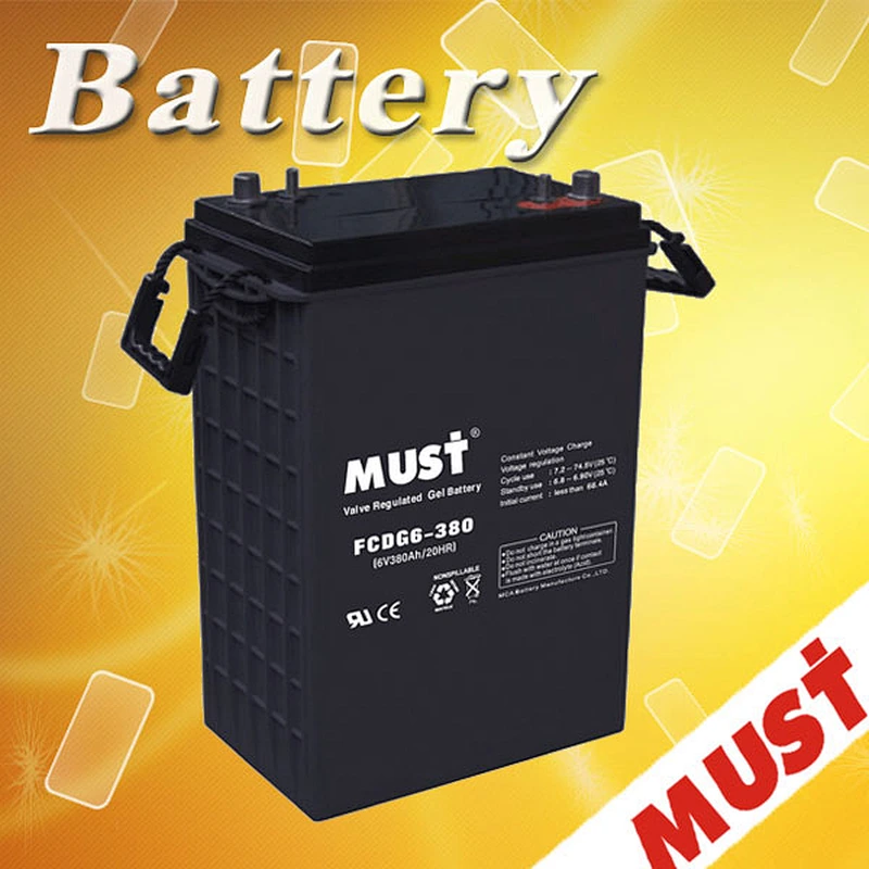 Must best supplier MUST 12V 260Ah Battery 12V Tubular Gel Battery 2V AGM Battery for Solar System