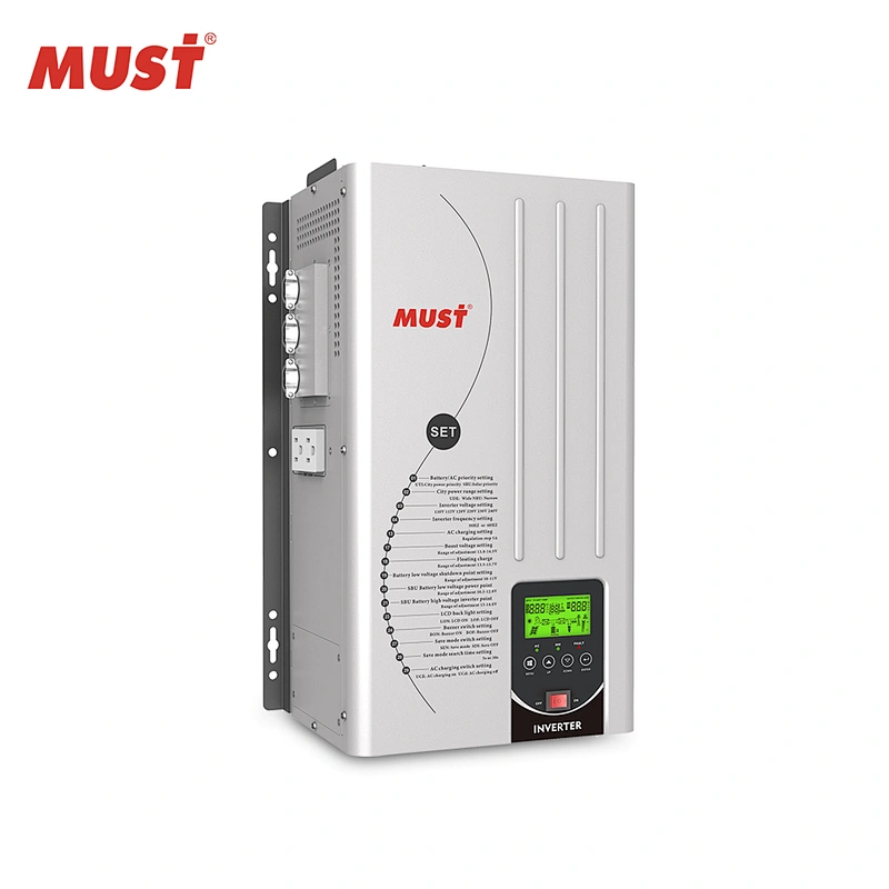 Low  frequency solar inverter with pure sine wave inverter from MUST charger controller