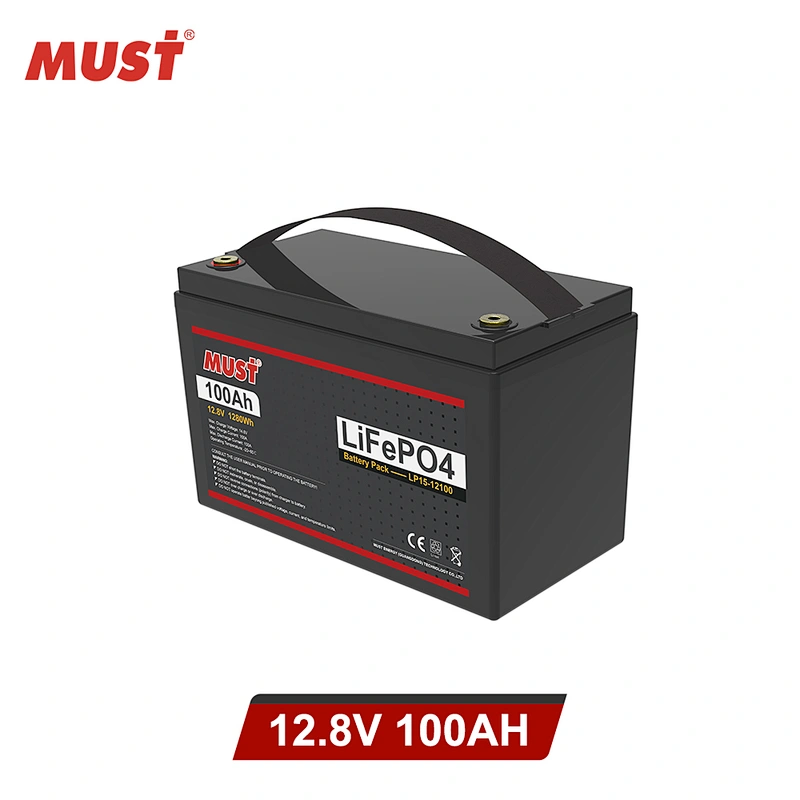 MUST Customized Wholesale Solar Lifepo4 Lithuim Battery 12V 100ah/ 200ah/ 300ah