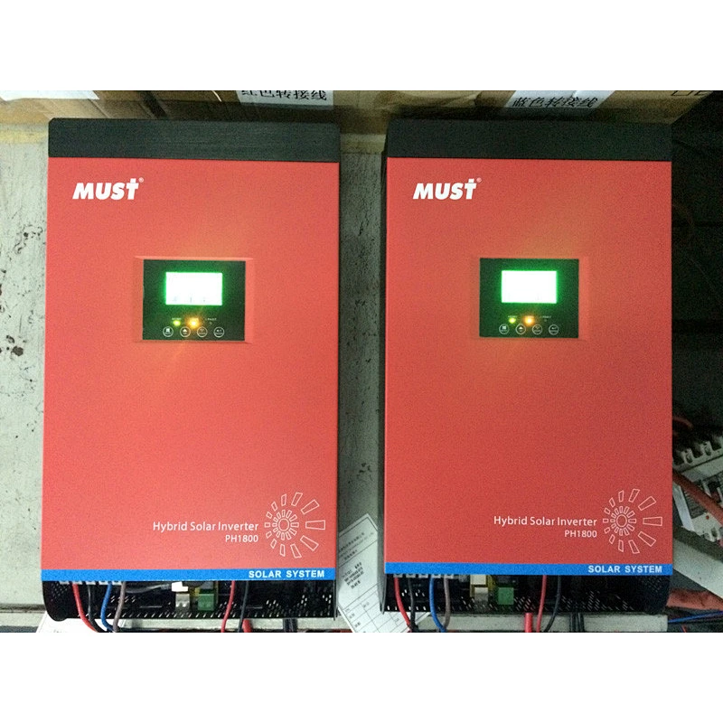 MUST China manufacturer wall-mounted 24V 48V off-grid solar inverters 5KVA 4KVA 3KVA 2KVA 1KVA