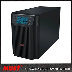 MUST POWER High frequency pure sine wave 220v ac home portable ups 3kva without battery online ups