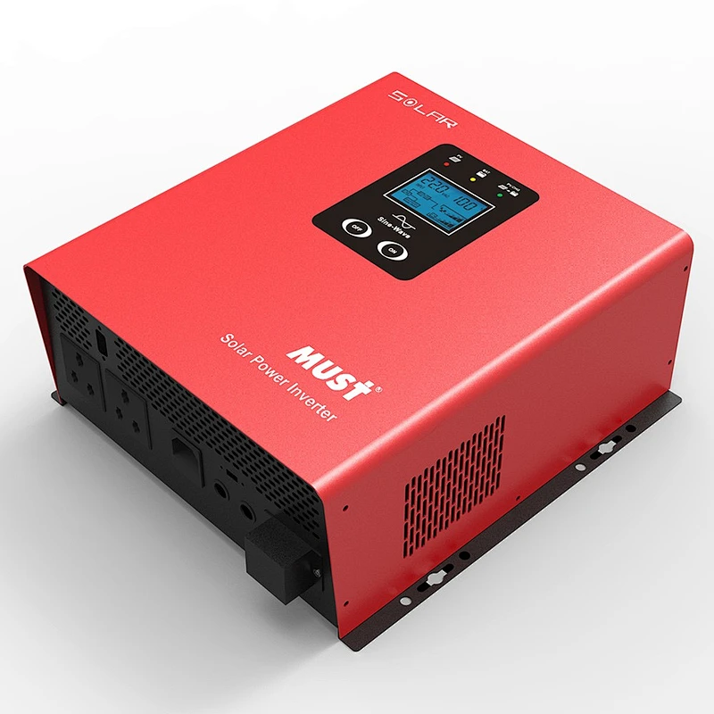 MUST 900W 2100W 3600W Solar PWM Inverter DC AC Battery Charger 12V 24V to 230V