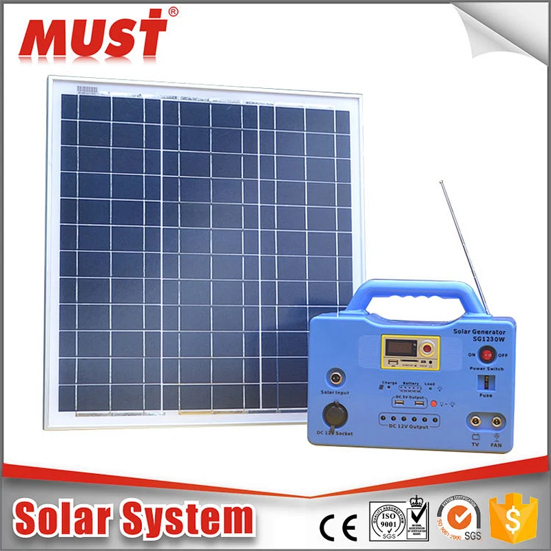MUST Solar system Africa Market portable kit solar for africa, outdoor lighting system