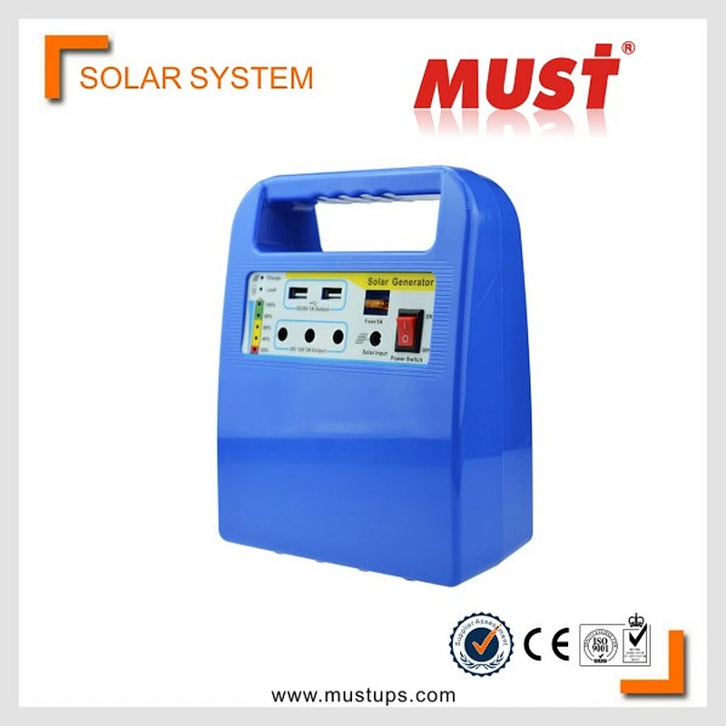 Mini solar system with mobile charger home solar power system 10 Watts
