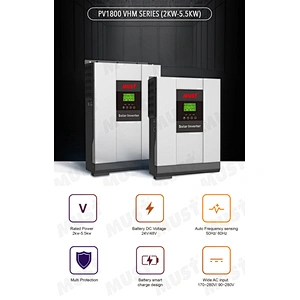 MUST 2019 newest type 2kw 3kw 5kw inverter communication port RS485 solar inverter