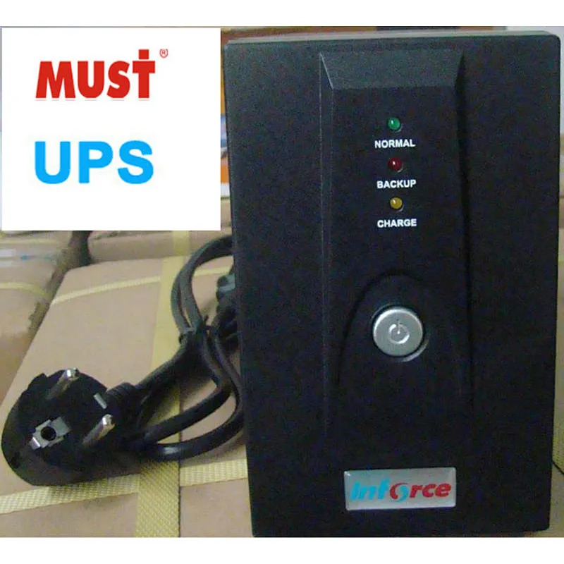 MUST 110v 600va cpu control ups modified sine wave home ups pc ups with full avr