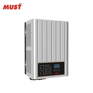 MUST solar inverter 2kw 3kw 4kw on/ off grid solar Inverter with solar controller AC charger hybrid solar inverter power