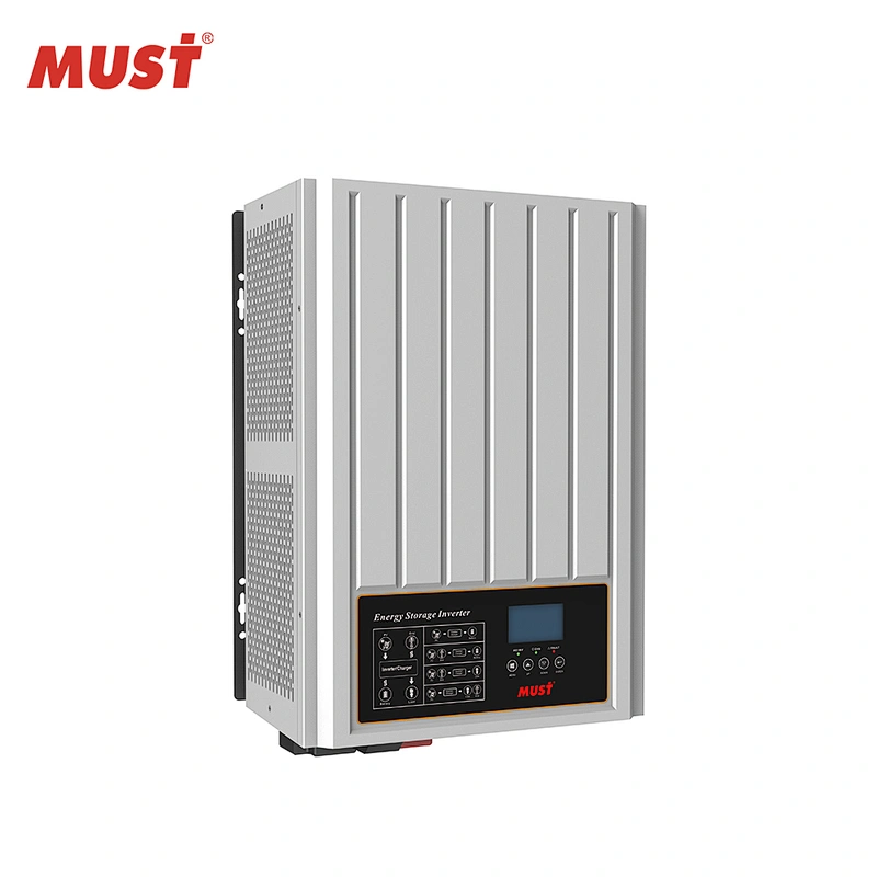 MUST solar inverter 2kw 3kw 4kw on/ off grid solar Inverter with solar controller AC charger hybrid solar inverter power