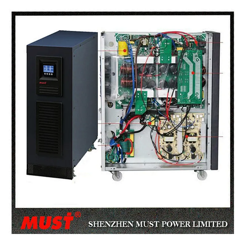 MUST cpu control dsp tech integrated Euro design 192vdc 240vdc ups 220v 10kva