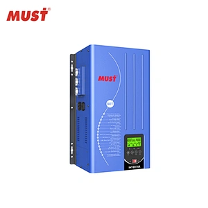 MUST Split phase solar inverter with 80amps mppt solar charge controller 1kw to 6kw