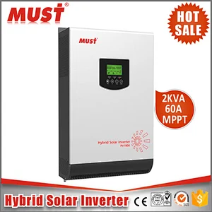 MUST inverter 3kva dc to ac solar dc/ac power inverter 24v 230v 2400w