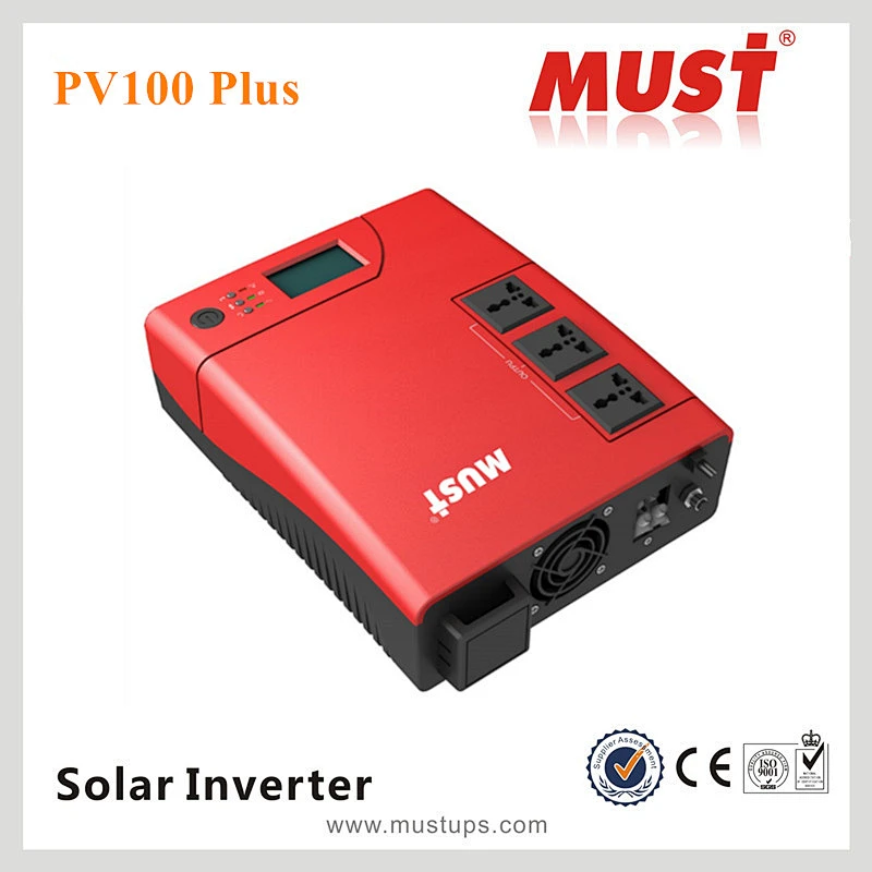 must brand mini solar inverter PV1100 plus 1kw 12v 24v to 220v smart inverter