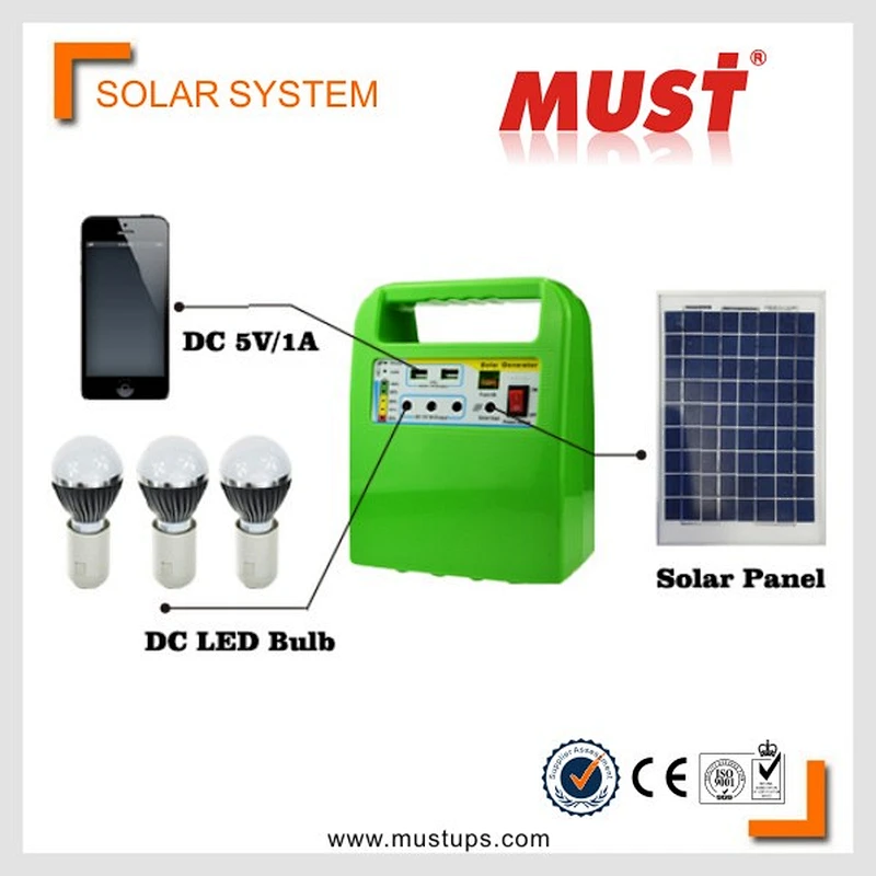10W Mini Solar Camping System with Solar Power Fans, Solar Lights and Solar Panels