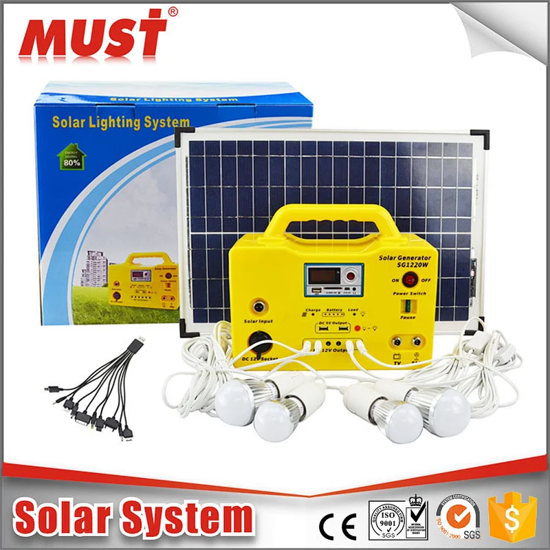Hot Solar power systems Solar Home System for Lighting With Mobile Phone Charger