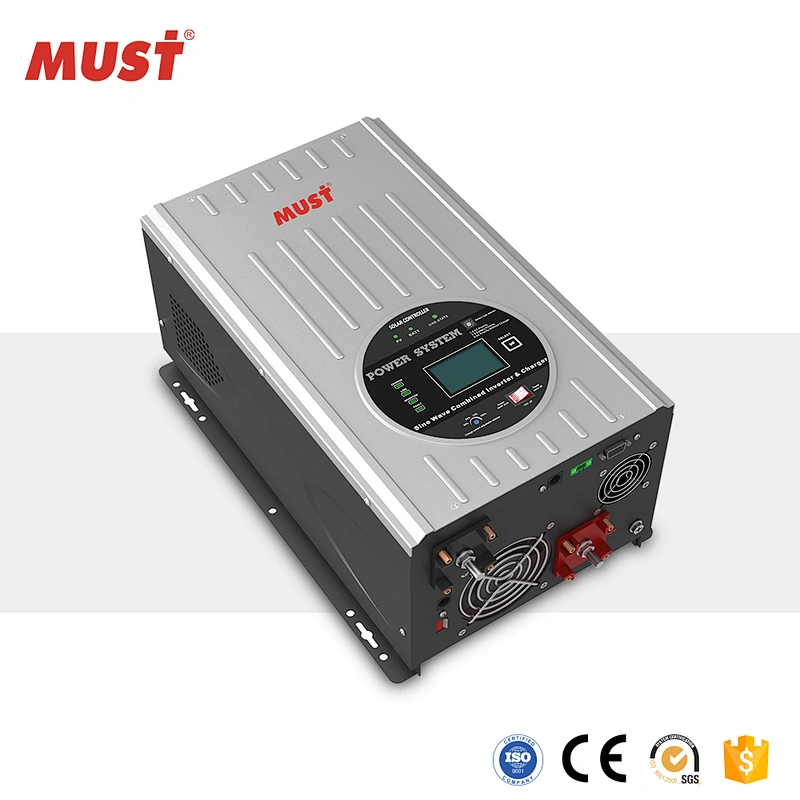 low frequency 220V output 6000watts 24V 48V solar inverter without battery