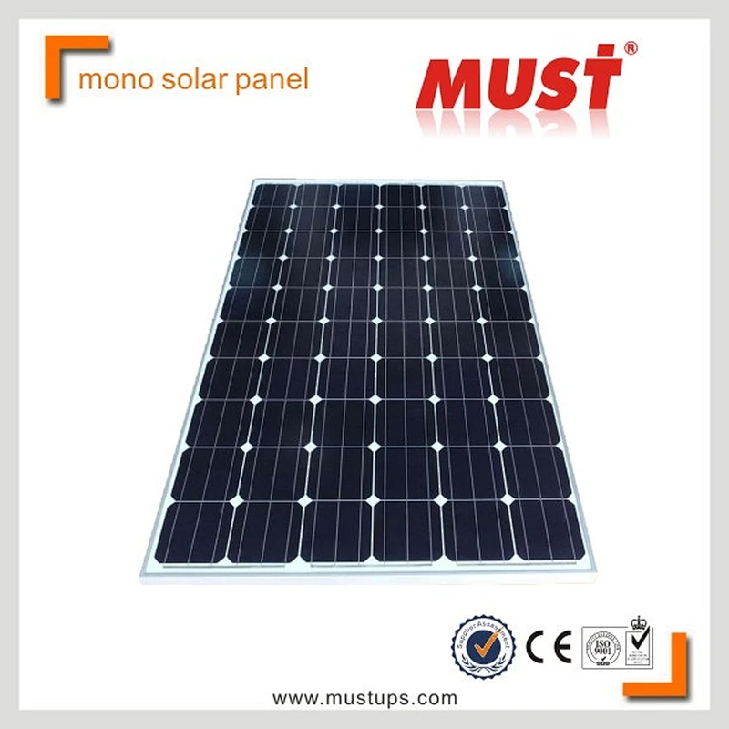 MUST solar system with 250W Monocrystalline price per watt solar panels For Home Use solar system