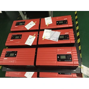 MUST 6000w 6kw 6kva 12V 24V 48V DC to 110V 220V 230V AC 6000 watt Pure Sine Wave off grid hybrid solar power inverter With Toroidal Transformer