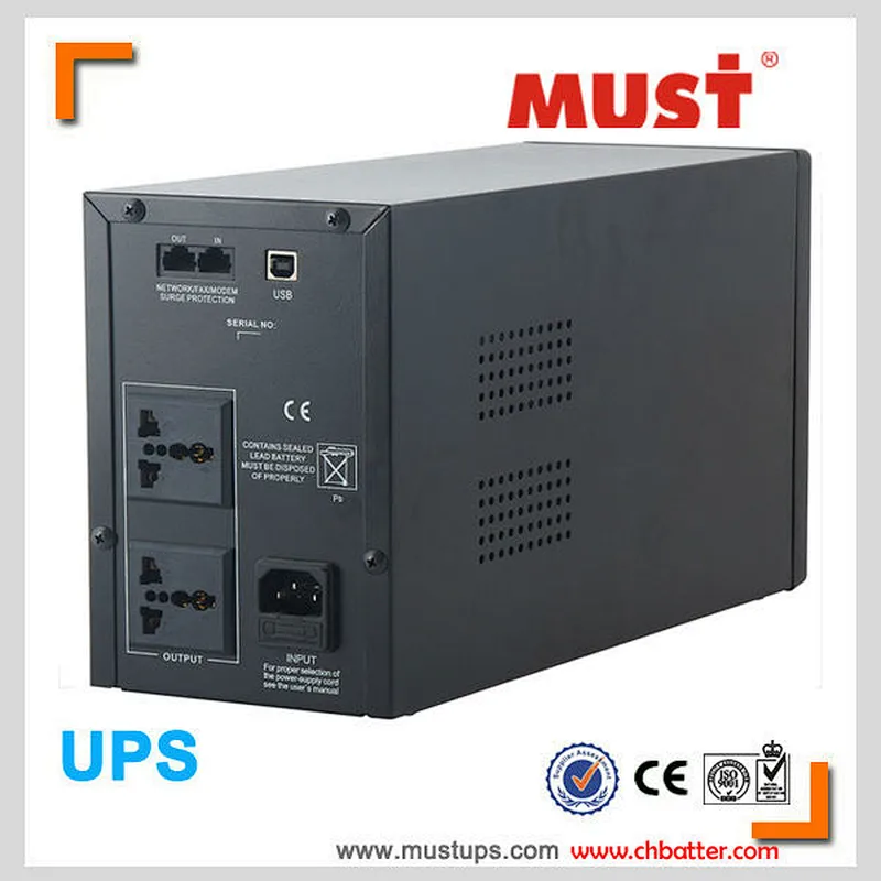 ups with usb 500va-1500va pwm inverter full avr inbuilt for home use for computer