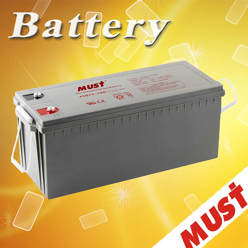 Must 12V Solar Power Batteries Deep Cycle Gel Batteries 12V250AH for solar power system & photovoltaic system
