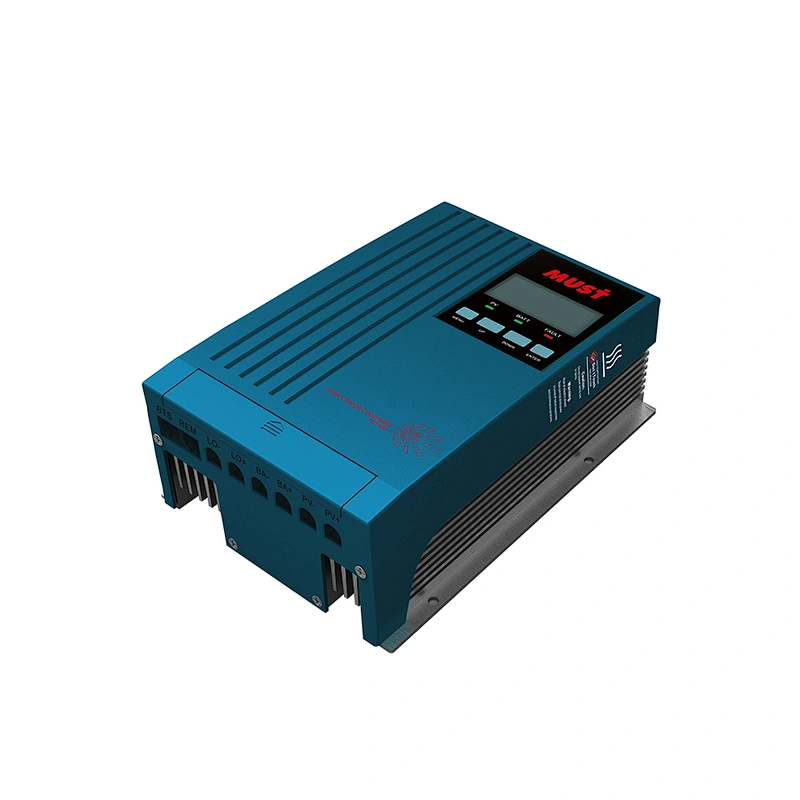 Must PC1600A 20A 30A 40A air cooling hybrid solar charge controllers regulator
