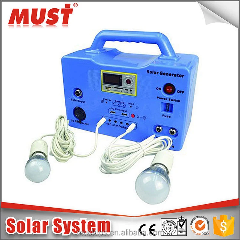manufacturer high efficiency mini portable DC 30W solar kits for Africa