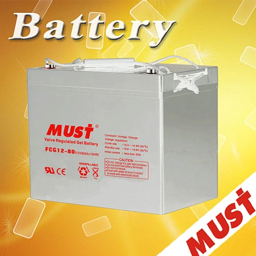Must Brand Competitive Price 12V 200Ah Gel Sealed Lead Acid Battery for Solar Panel