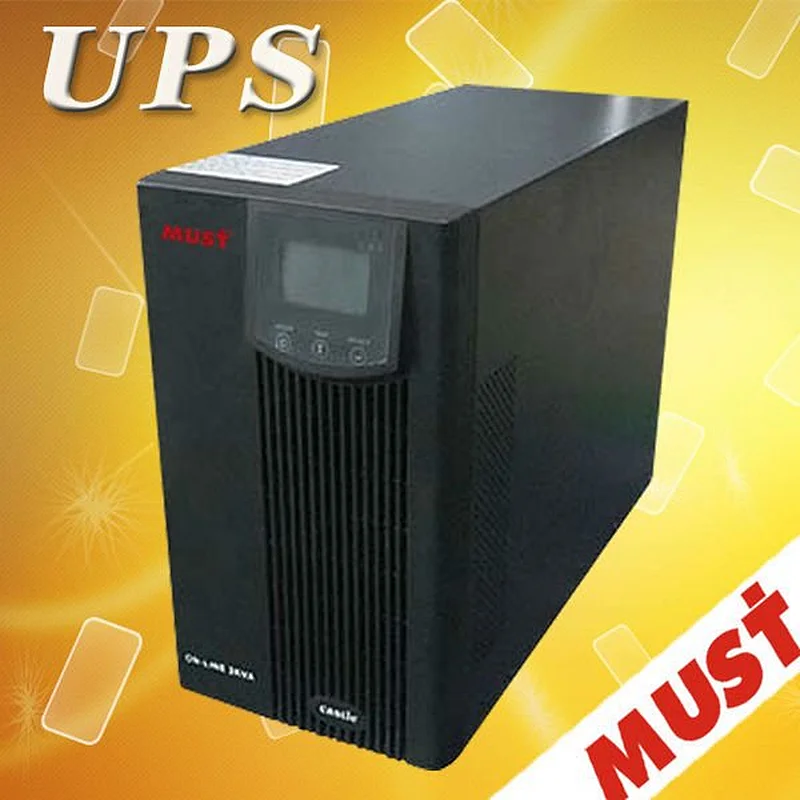 Chinese 6KVA 10KVA Supplier High Frequency No Break Pure Sine Wave Online UPS 2kva 3kva