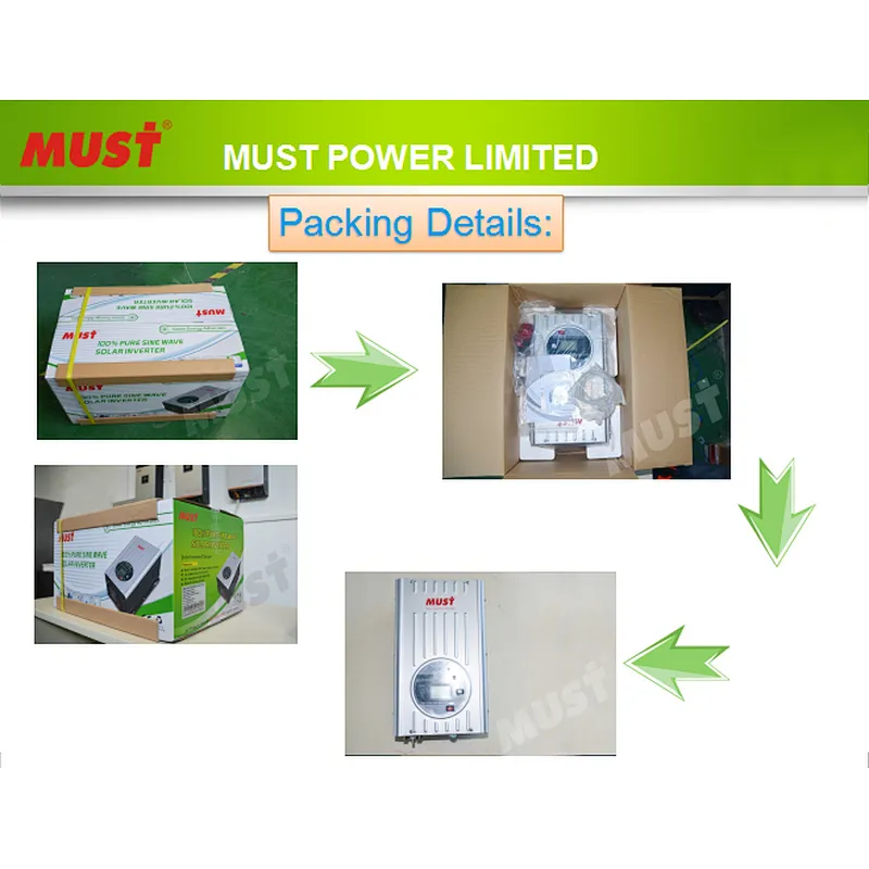 MUST Factory MPPT solar inverter single phase for air conditioner house use