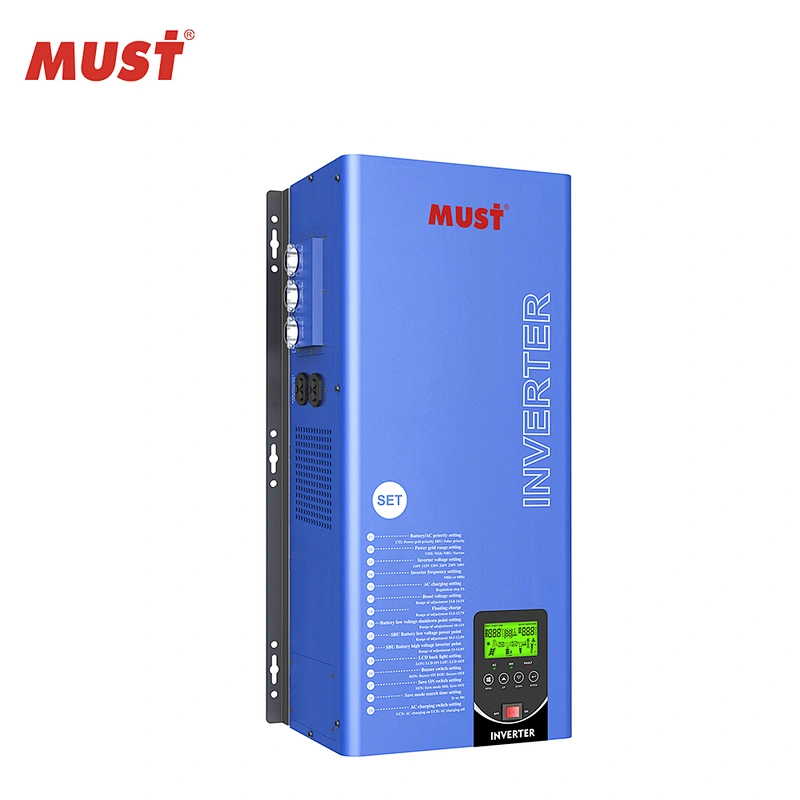 MUST split phase inverter 240v 6000w 48v inversor  220v 110v pure sine wave output