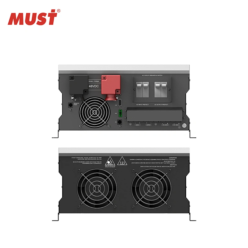 MUST 8KW 10KW 12KW Solar Power Inverter with Built-in 120A MPPT Charge Controller