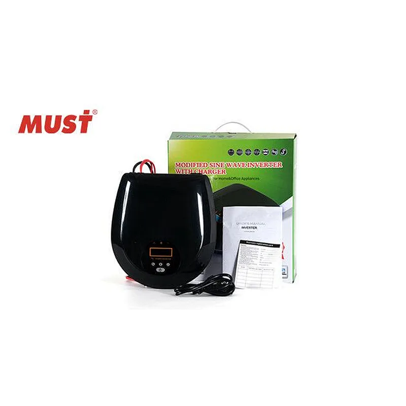 MUST modified sine wave inverter 1200VA 2400VA inverter charger grid tie inverter with battery cable