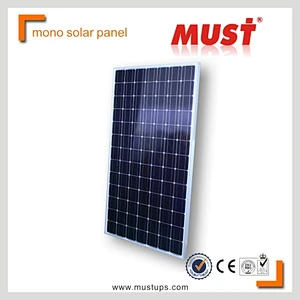 MUST solar system with 250W Monocrystalline price per watt solar panels For Home Use solar system