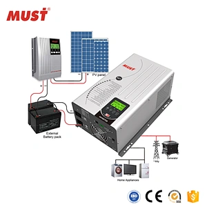 home use 3000W 12V 24V to 110V 220V split phase inversor de energia