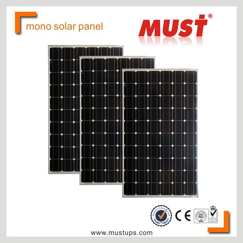 MUST POWER Mono Crystalline Solar Panel 300w 25year warranty solar panel