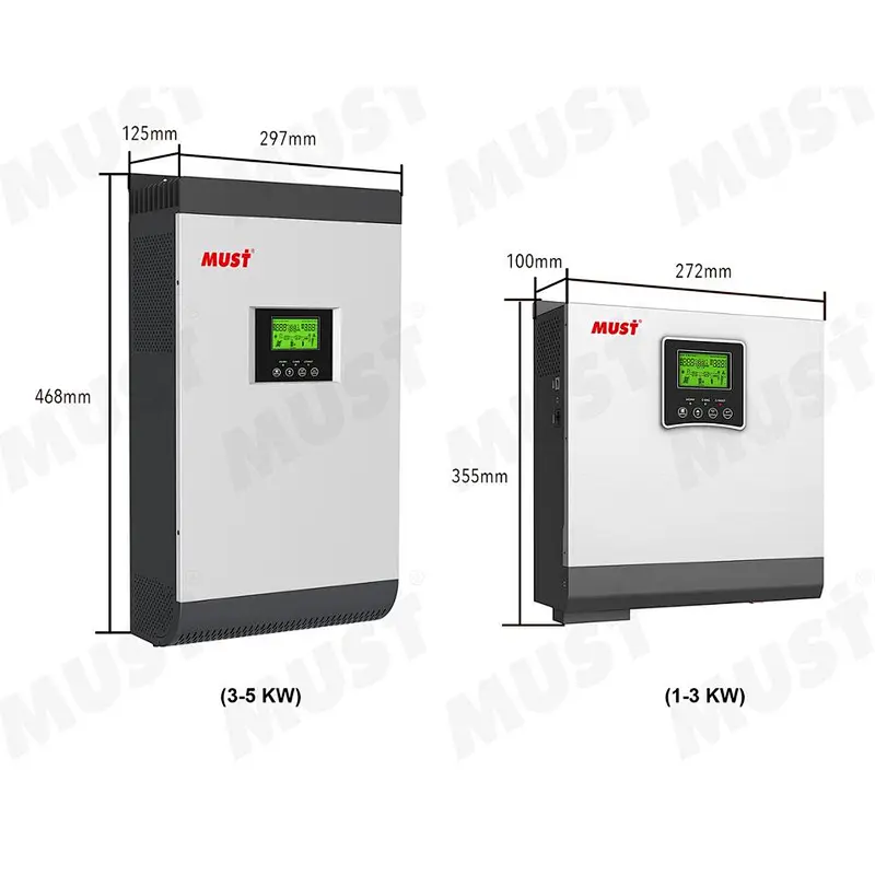 MUST Good quality solar inverter boost converter with MPPT controller