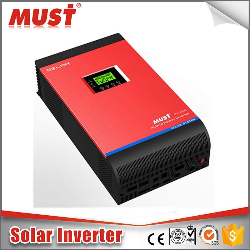 MUST PV1800 grid tie hybrid solar inverter 5kva 4000w on grid solar power inverter