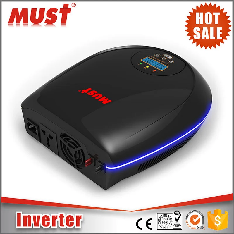 MUST POWER 800W 12V 24V DC to AC 220V 230V Output Pure Sinewave Power Inverter for home solar system