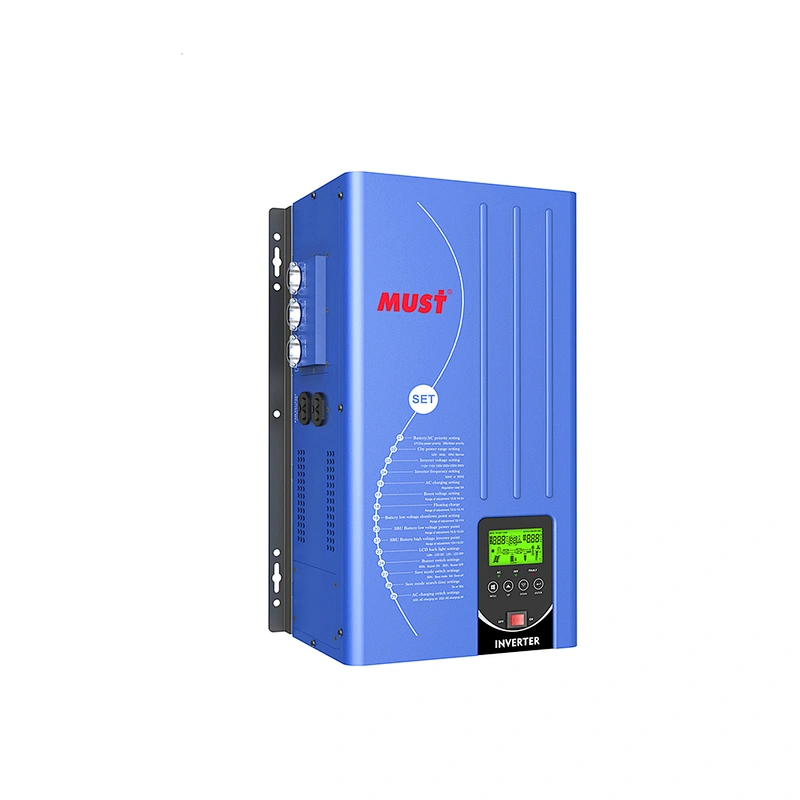 MUST 12V dc to 110v 220v ac 1000w power inverter With 80A MPPT Solar Charger