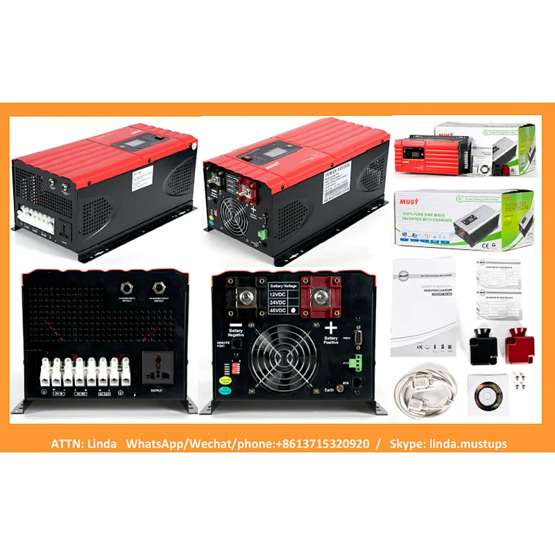 MUST PH3000PRO 5KW AC Variable Frequency Inverter for solar system