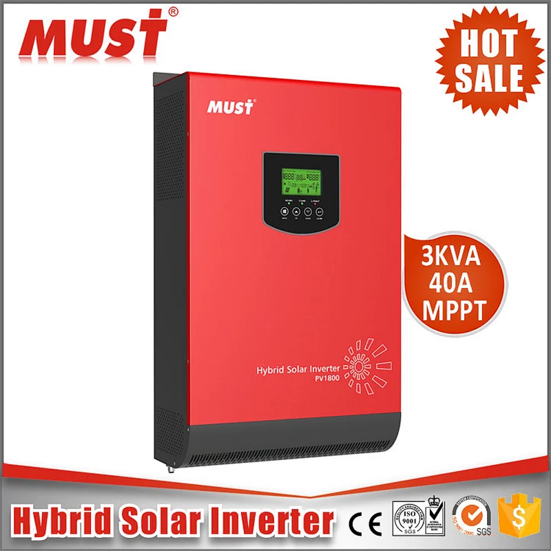Wholesale factory outlet solar energy transformer 24V DC to AC 3KVA Solar converter with battery charger