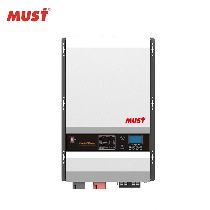 PF=1 solar off grid inverter with 100A/200A charger controller from must power