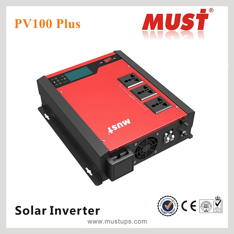 must brand mini solar inverter PV1100 plus 1kw 12v 24v to 220v smart inverter