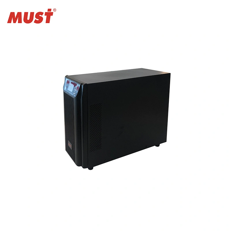 желідегі UPS MUST 10KVA ups battery management system with battery inside online UPS system
