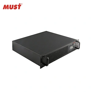 MUST High frequency online UPS 1kva to 10kva with external battery set rack mount design