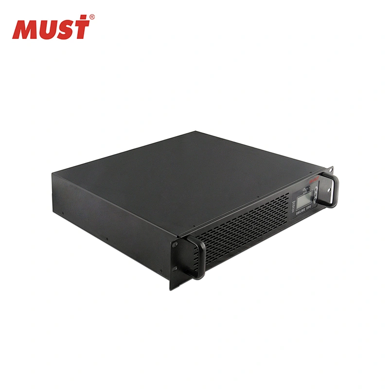 MUST High frequency online UPS 1kva to 10kva with external battery set rack mount design