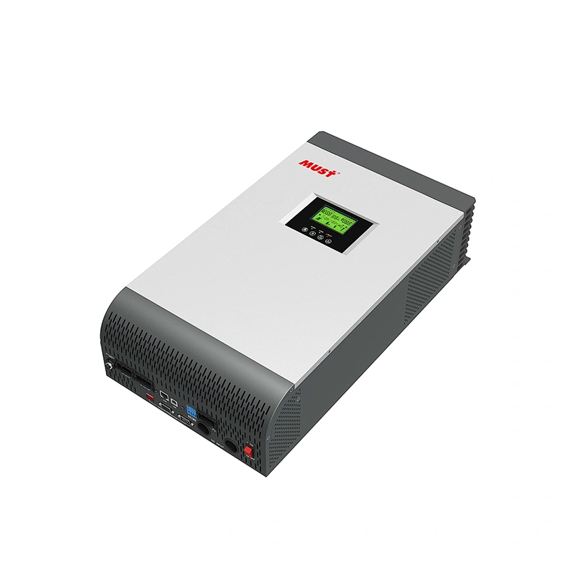2020 MUST 5000 watt 48v 220v 5kw pure sine wave solar inverter with built-in 80A charge controller inverter 5000w