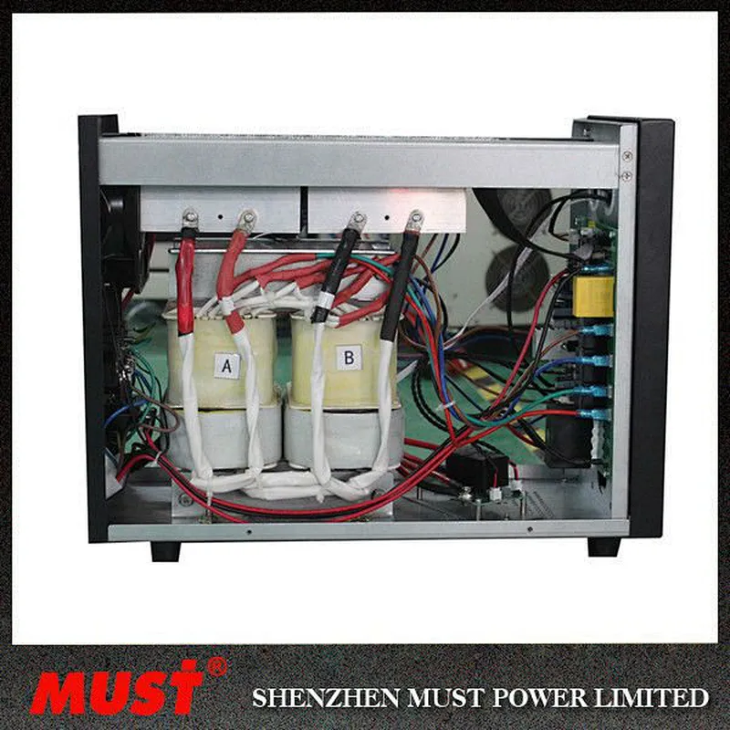 Must best supplier MUST Power UPS 2KW Power Bank Laptop Computer Loads 24VDC Power Inverter