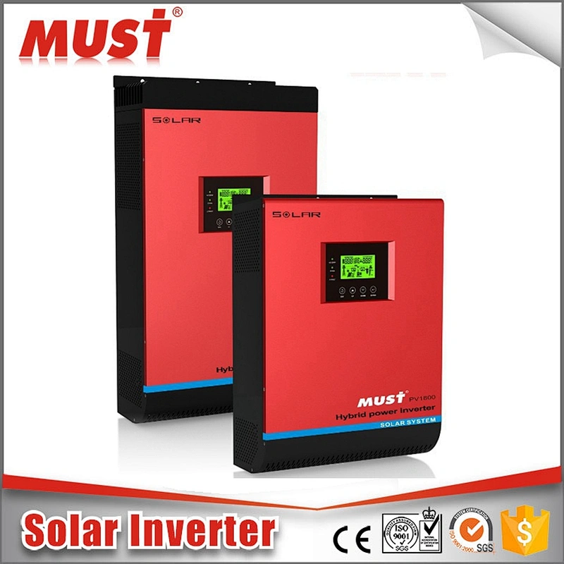 MUST PV1800 grid tie hybrid solar inverter 5kva 4000w on grid solar power inverter
